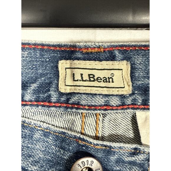 Vintage LL‎ Bean Straight Jeans Womens Size 10 Reg 0DNS5 Blue Denim - Picture 5 of 7